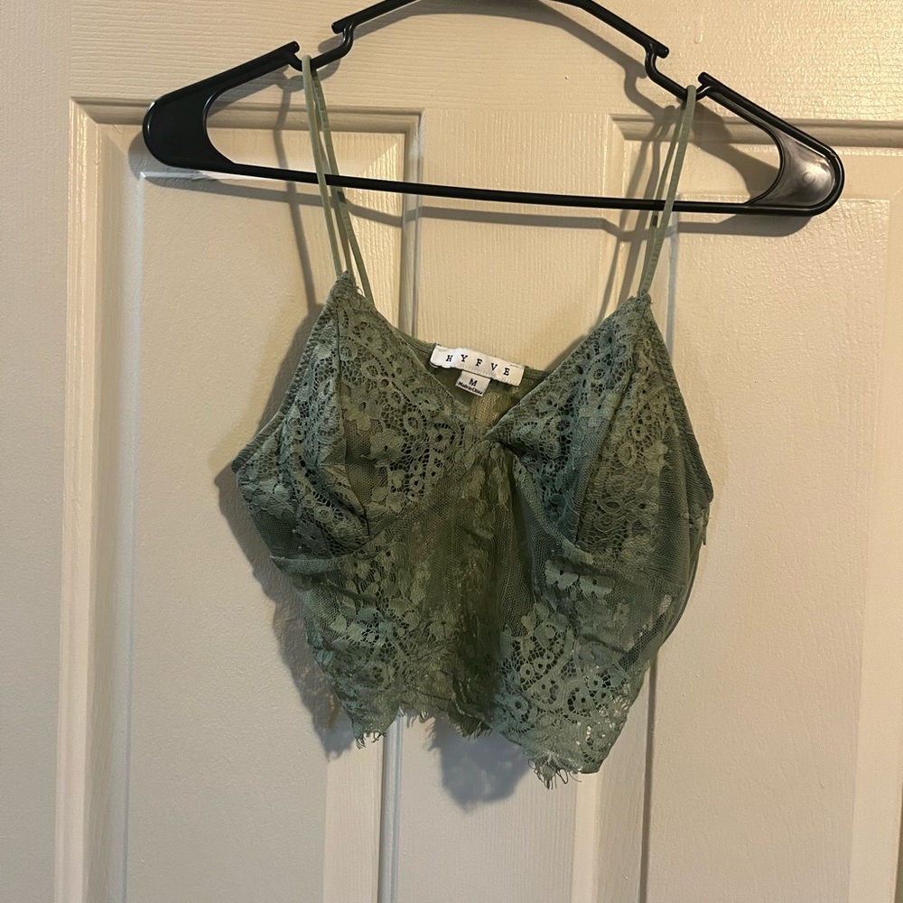 HYFVE Olive Lace Bralette
